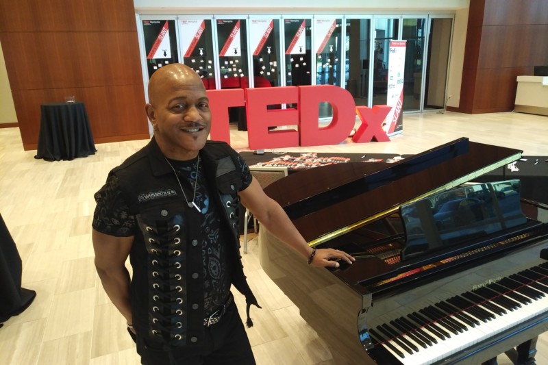 Joseph Wooten at the Tedx Memphis event